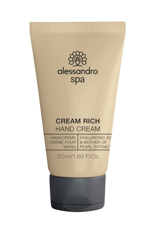 Alessandro Cream Rich intensyviai drėkinantis rankų kremas su hialurono rūgštimi 75 ml