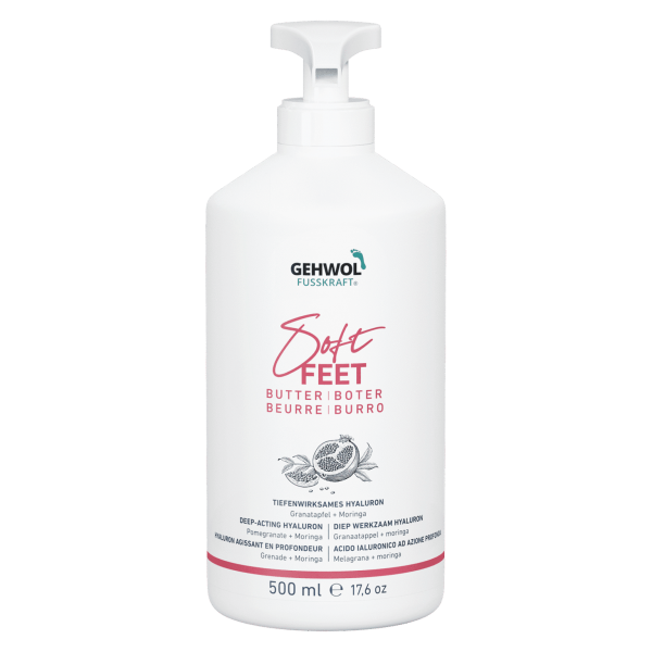 GEHWOL FUSSKRAFT Soft Feet Butter išvargintos ir sausos odos sviestelis 500 ml